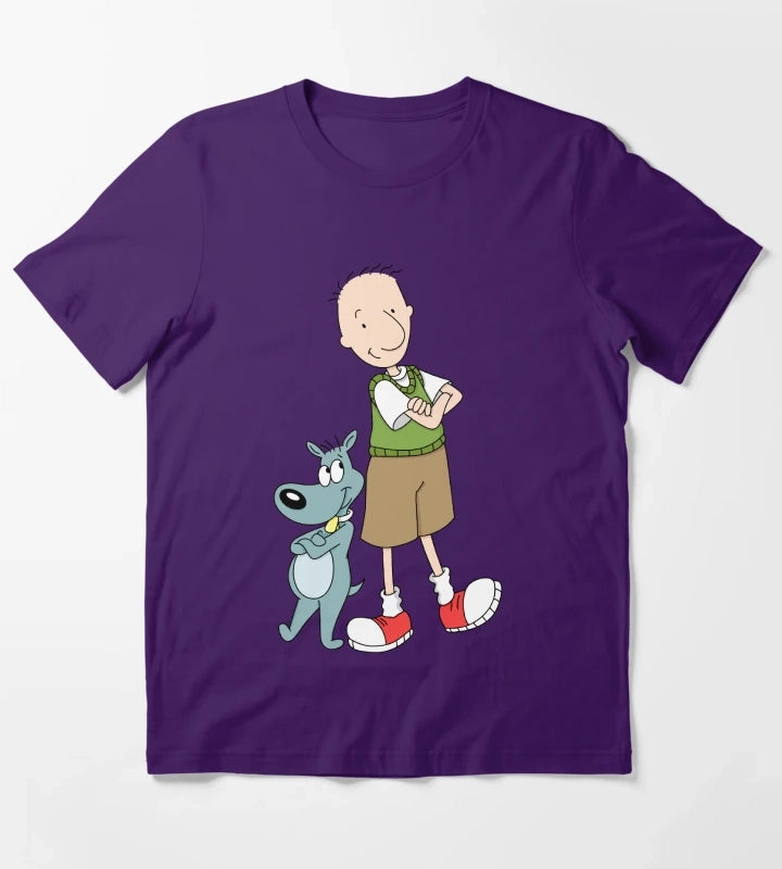 Doug Porkchop T-Shirt Purple