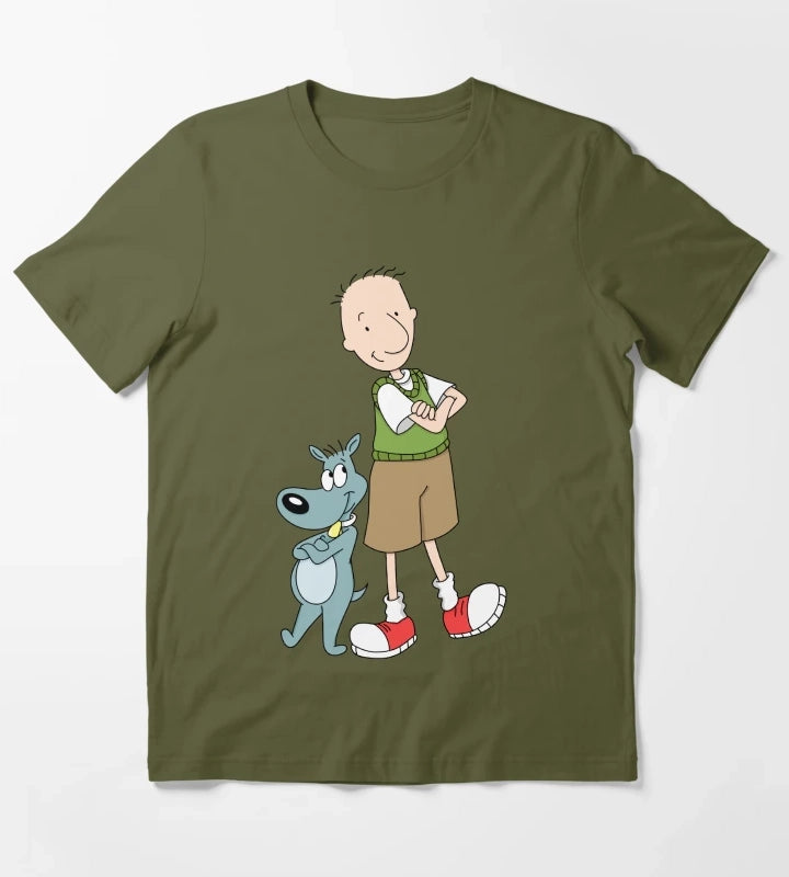 Doug Porkchop T-Shirt Olive Green