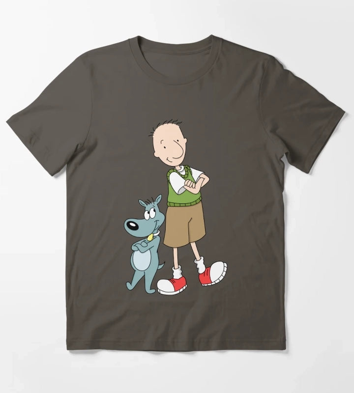 Doug Porkchop T-Shirt Dark Grey