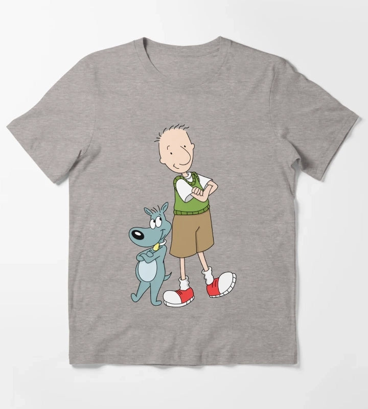 Doug Porkchop T-Shirt Heather Grey