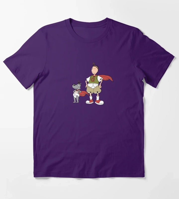 Doug Quail Man T-Shirt Purple