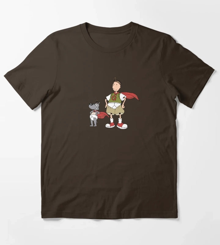 Doug Quail Man T-Shirt Brown