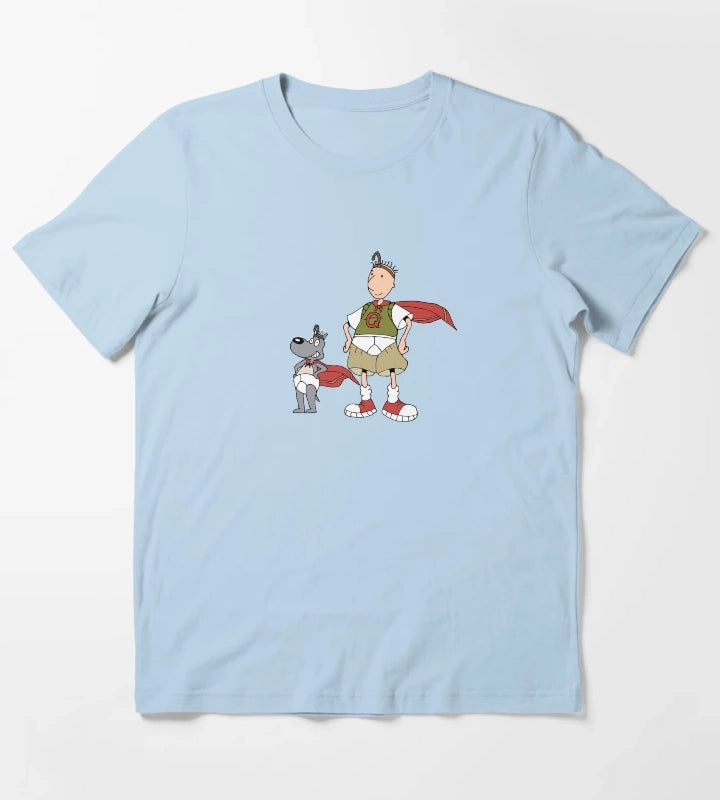 Doug Quail Man T-Shirt Sky Blue