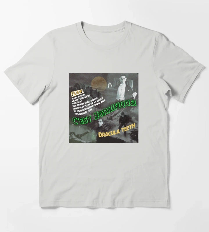 Dracula Teeth T-Shirt Light Grey