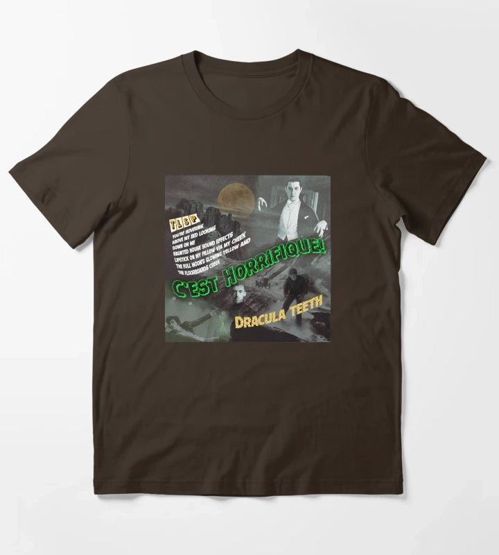 Dracula Teeth T-Shirt Brown