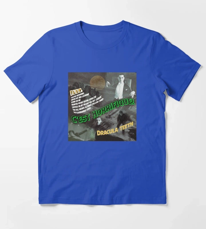 Dracula Teeth T-Shirt Blue
