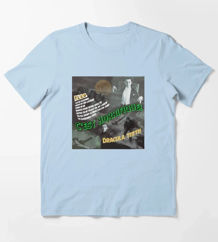 Dracula Teeth T-Shirt Sky Blue