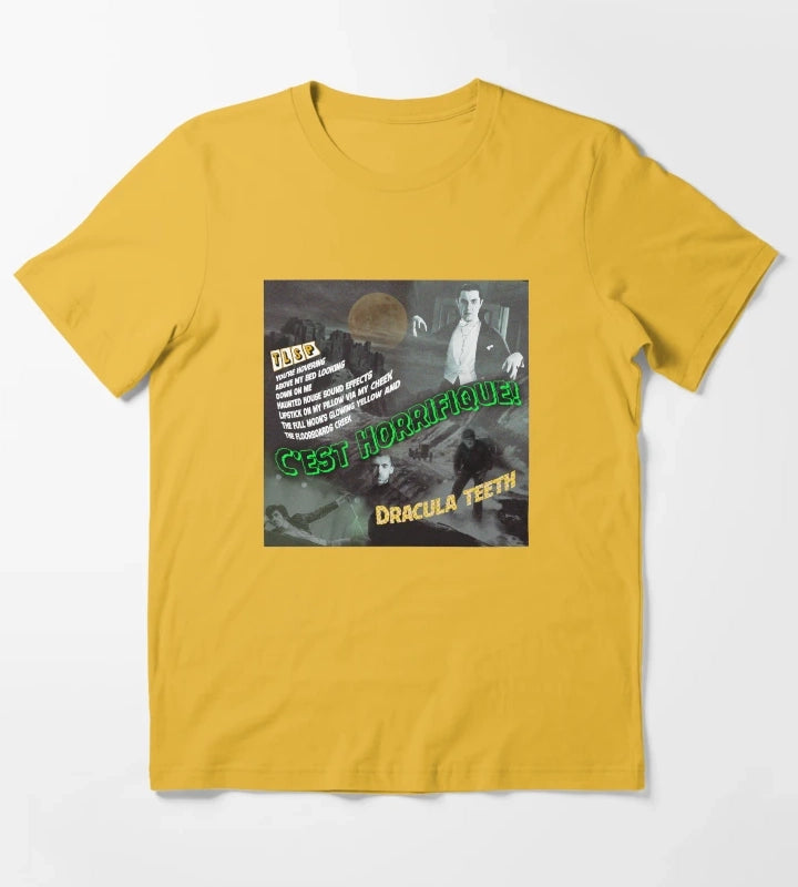 Dracula Teeth T-Shirt Yellow