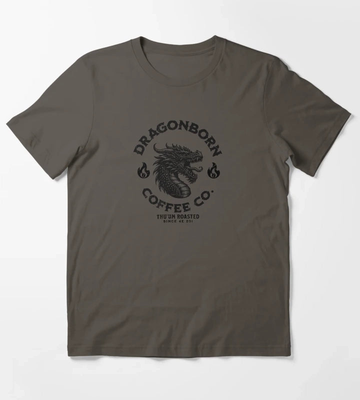Dragonborn Coffee Co T-Shirt Dark Grey