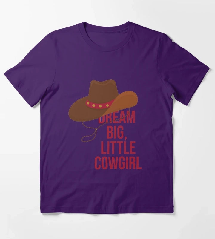 Dream big little Cowgirl T-Shirt Purple