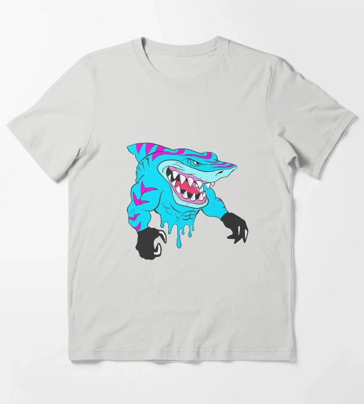 Drippy Streex from Street Sharks T-Shirt Light Grey