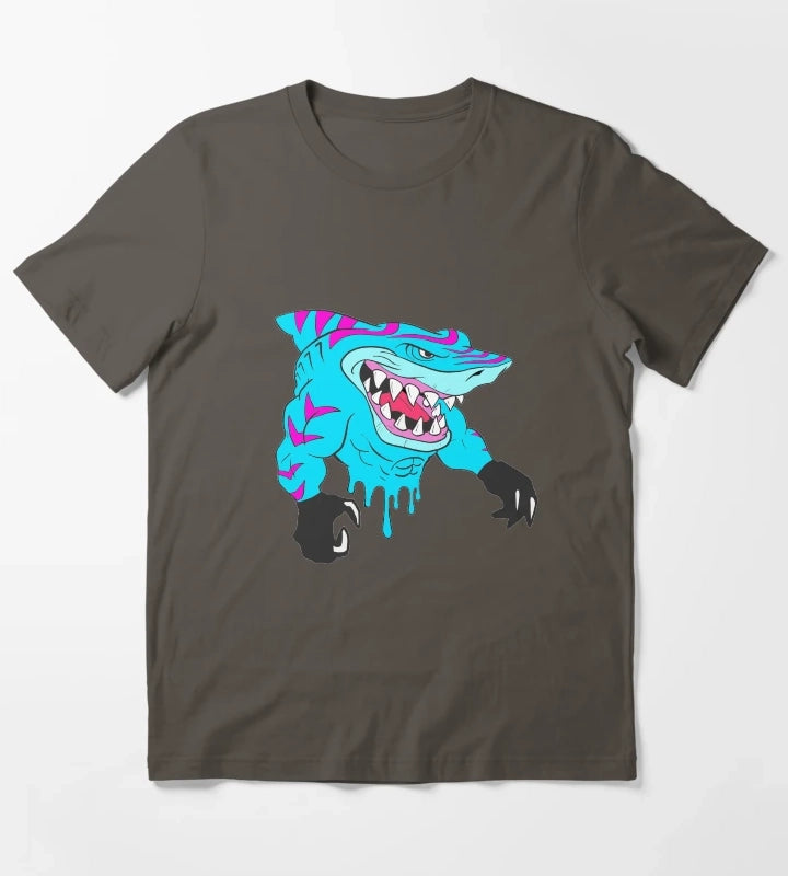 Drippy Streex from Street Sharks T-Shirt Dark Grey
