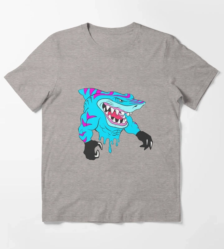 Drippy Streex from Street Sharks T-Shirt Heather Grey