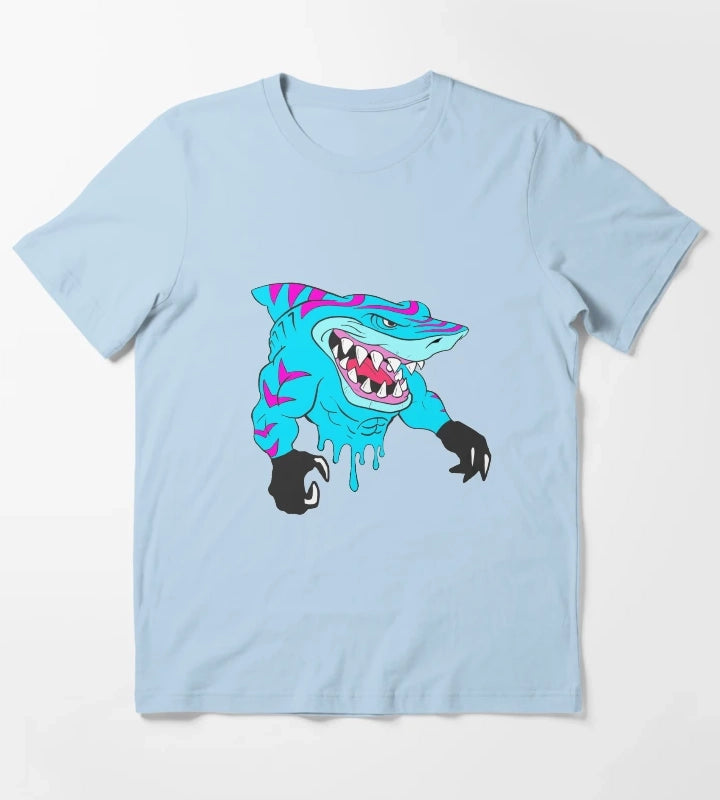 Drippy Streex from Street Sharks T-Shirt Sky Blue