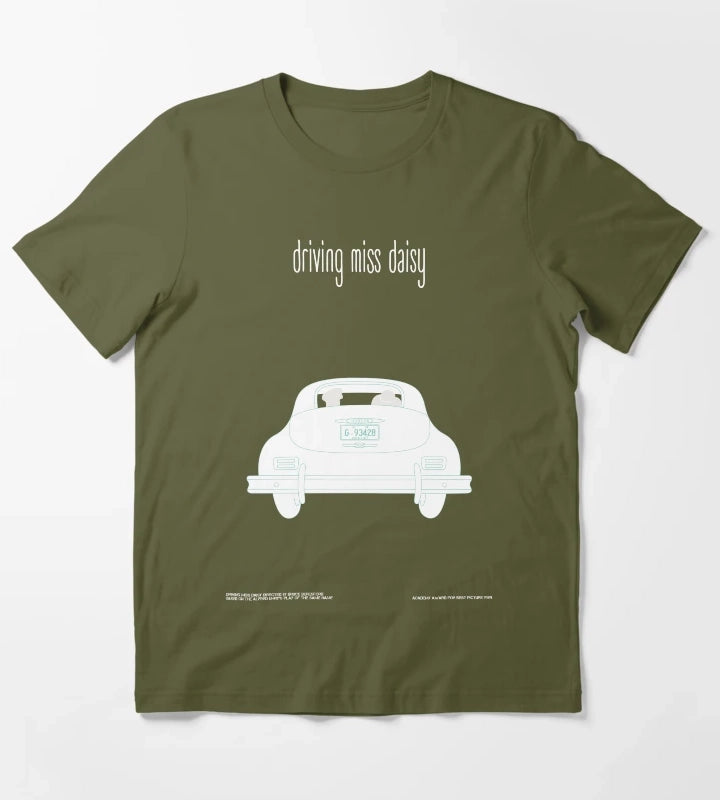 Driving miss Daisy T-Shirt Olive Green