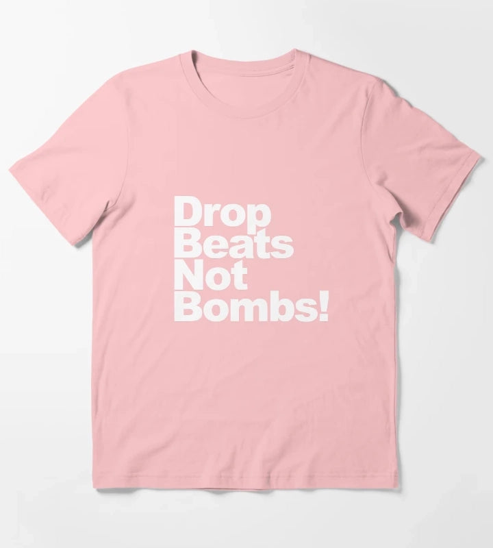 Drop Beats Not Bombs T-Shirt Dark Grey