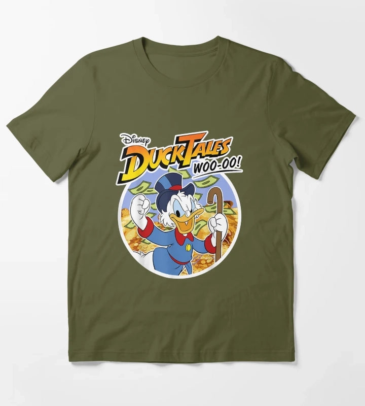 Ducktales Wooo T-Shirt Olive Green