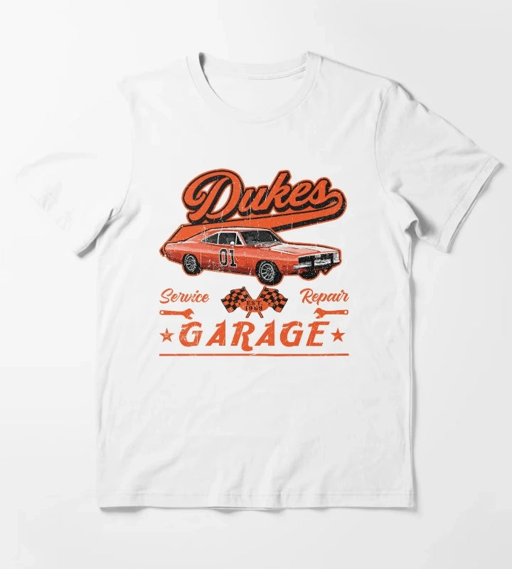 Dukes Garage T-Shirt White