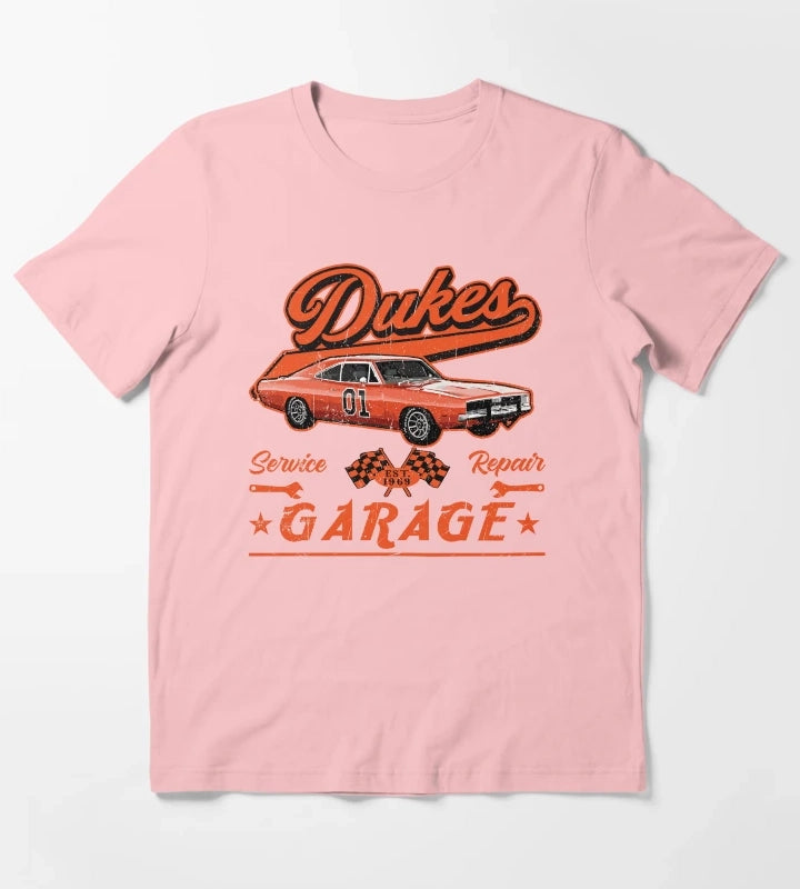 Dukes Garage T-Shirt Dark Grey