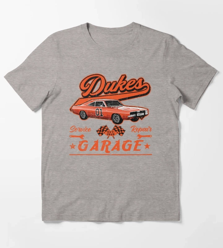 Dukes Garage T-Shirt Heather Grey