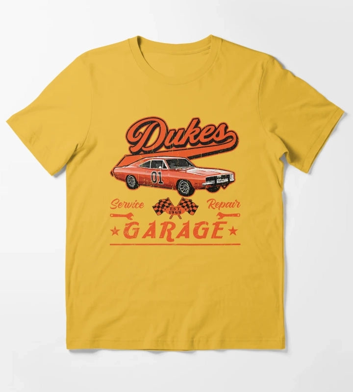 Dukes Garage T-Shirt Yellow