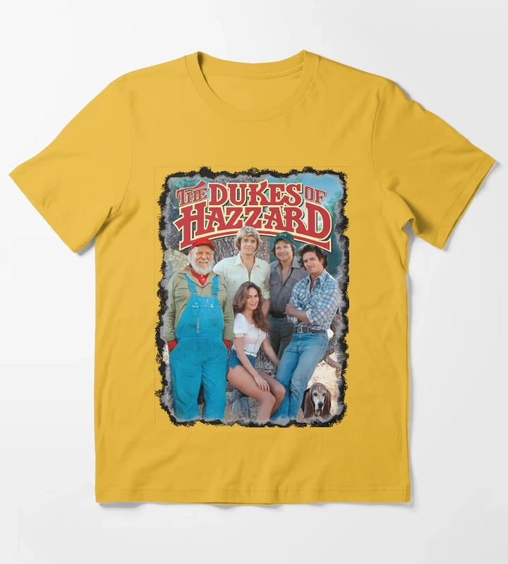Dukes Of Hazzard Cast T-Shirt Yellow