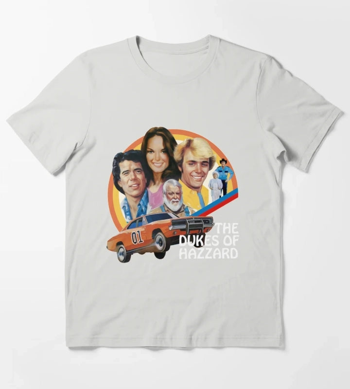 Dukes Of Hazzard The Dukes T-Shirt Light Grey