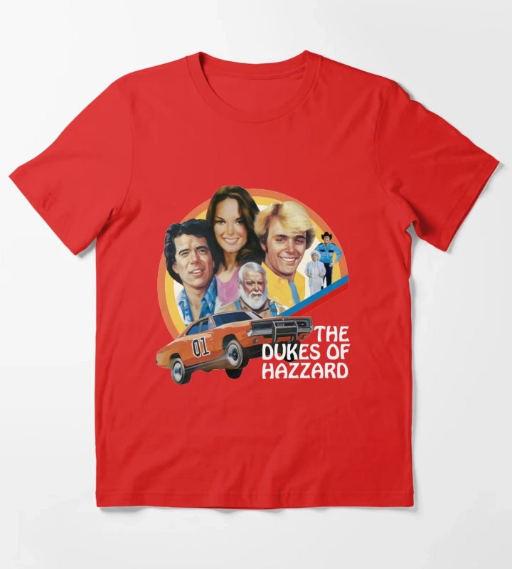 Dukes Of Hazzard The Dukes T-Shirt Red