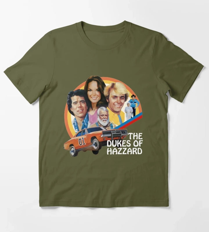 Dukes Of Hazzard The Dukes T-Shirt Olive Green