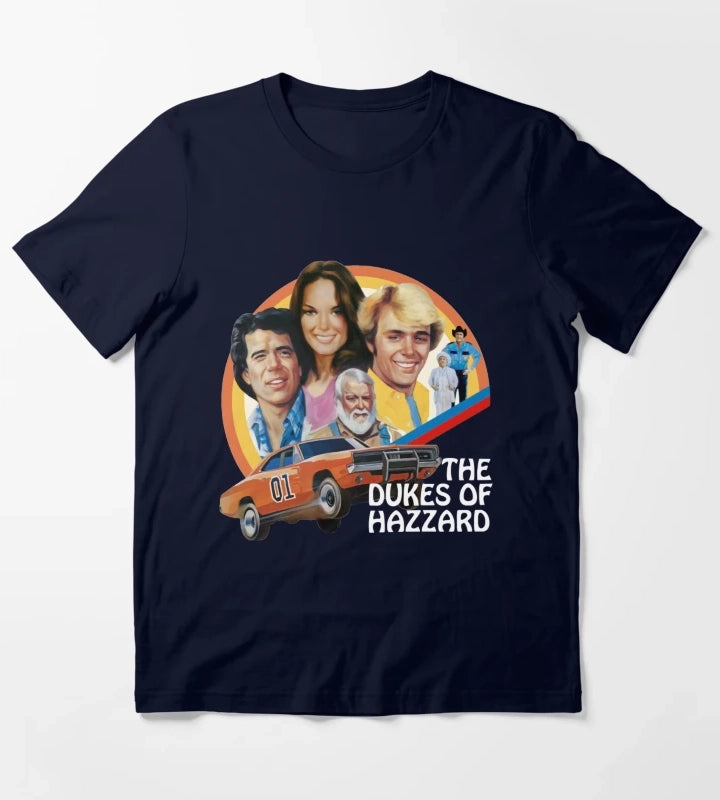 Dukes Of Hazzard The Dukes T-Shirt Navy