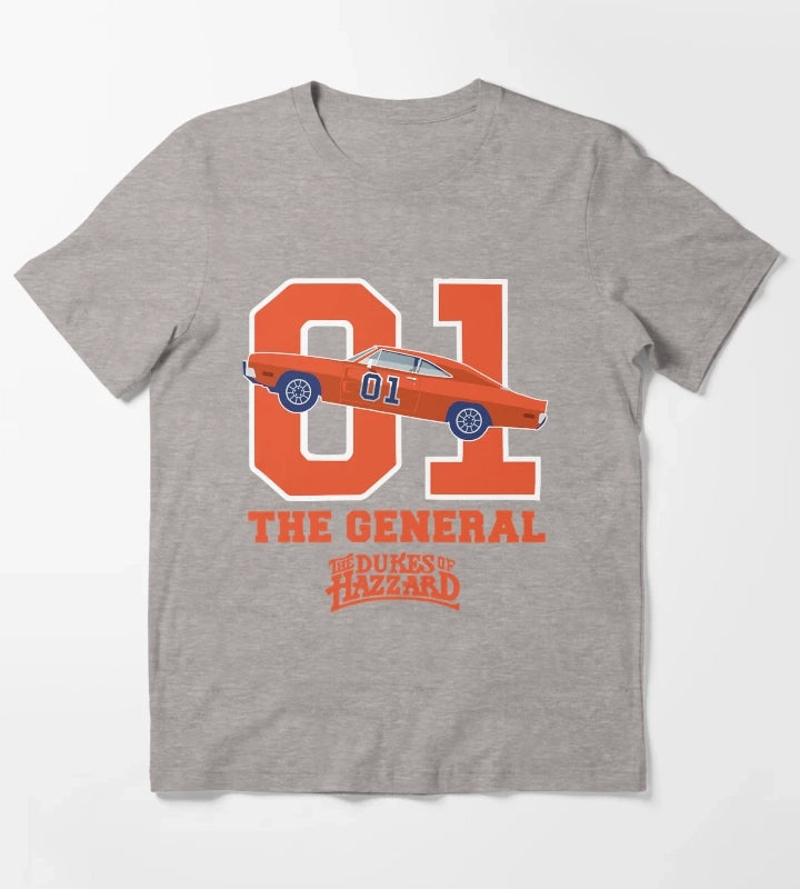 Dukes of HazzardGeneral LeeThe General T-Shirt Heather Grey