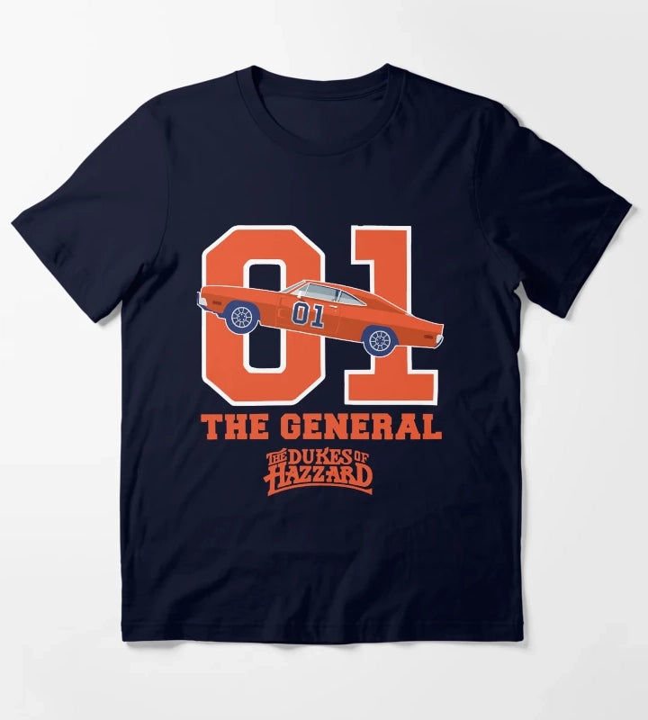 Dukes of HazzardGeneral LeeThe General T-Shirt Navy