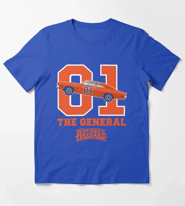 Dukes of HazzardGeneral LeeThe General T-Shirt Blue