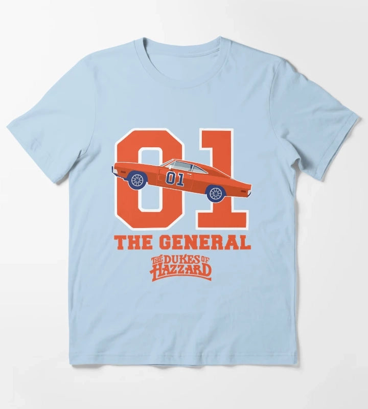 Dukes of HazzardGeneral LeeThe General T-Shirt Sky Blue