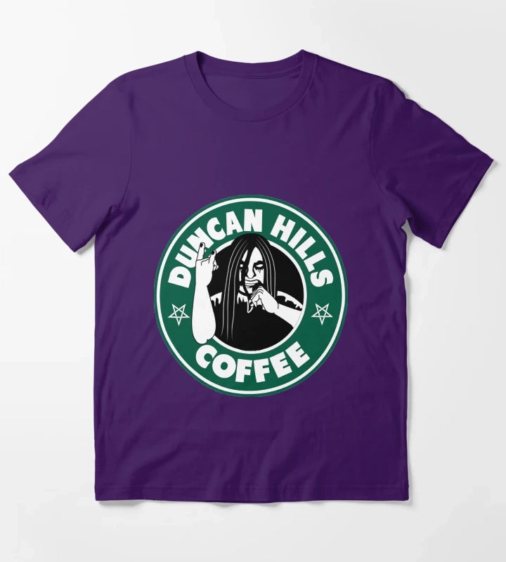 Duncan Hills Coffee T-Shirt Purple