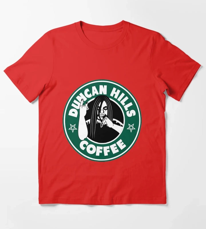Duncan Hills Coffee T-Shirt Red