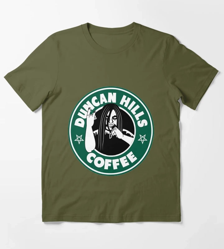 Duncan Hills Coffee T-Shirt Olive Green