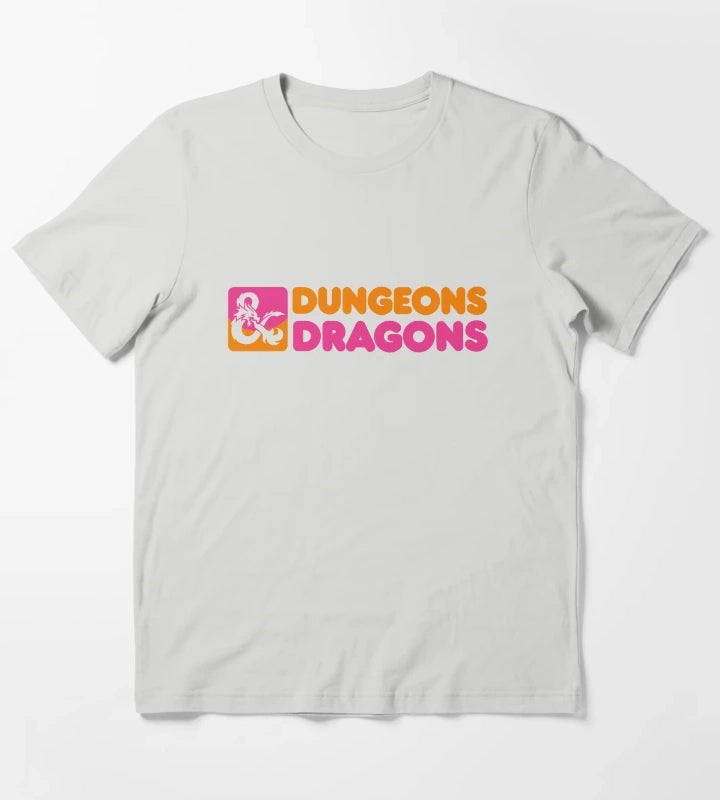 Dungeons Donuts T-Shirt Light Grey