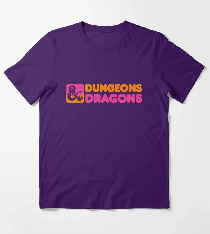 Dungeons Donuts T-Shirt Purple
