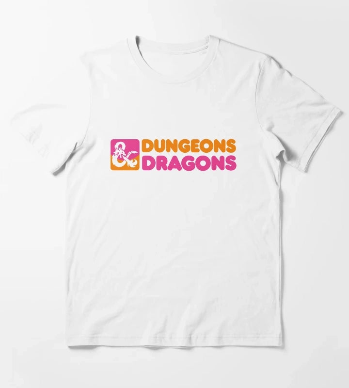 Dungeons Donuts T-Shirt White