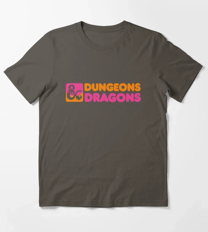 Dungeons Donuts T-Shirt Dark Grey