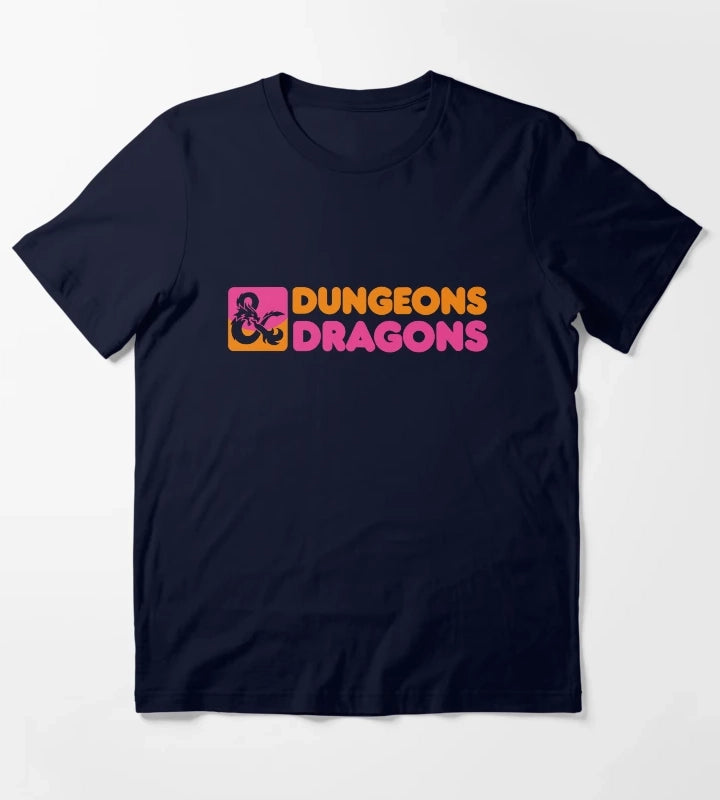 Dungeons Donuts T-Shirt Navy
