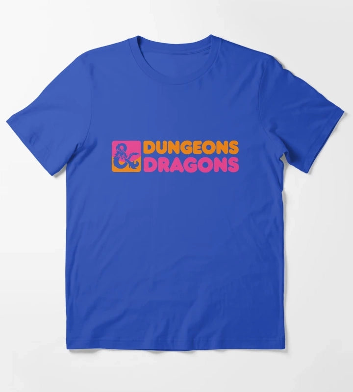 Dungeons Donuts T-Shirt Blue
