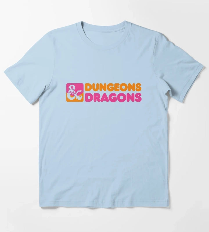 Dungeons Donuts T-Shirt Sky Blue