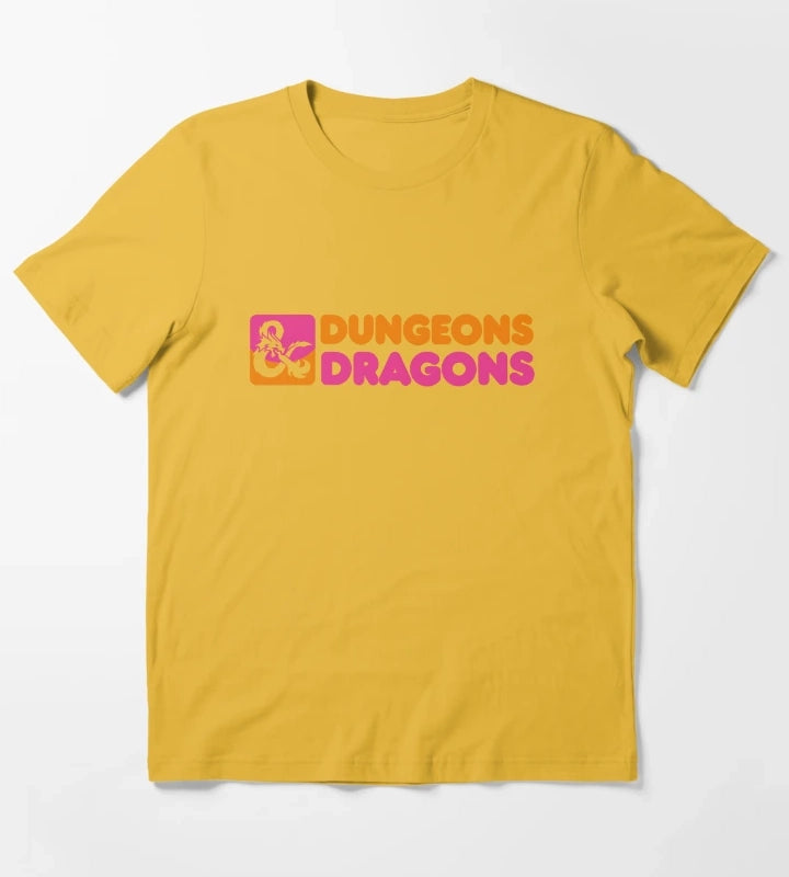 Dungeons Donuts T-Shirt Yellow