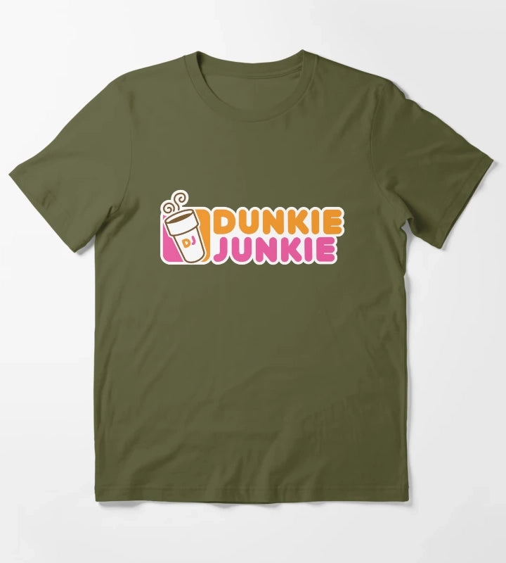 Dunkie Junkie T-Shirt Olive Green