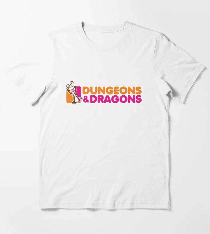 Dunkin and Dragons T-Shirt White
