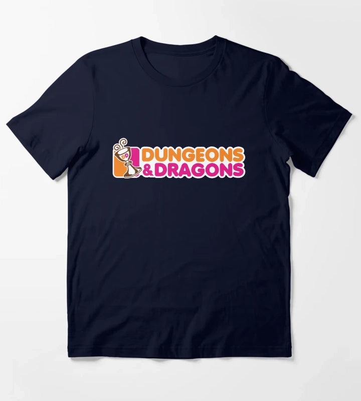 Dunkin and Dragons T-Shirt Navy