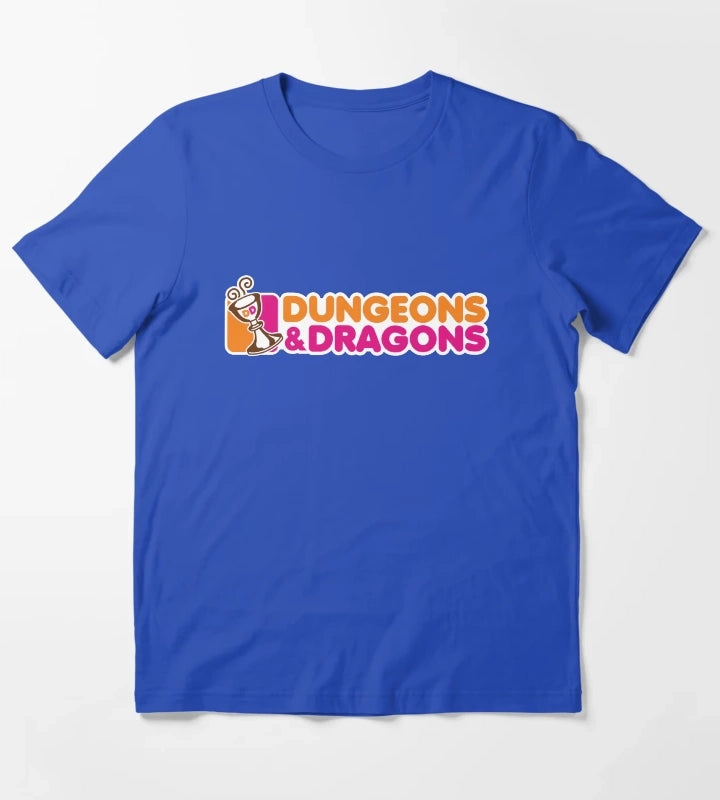 Dunkin and Dragons T-Shirt Blue