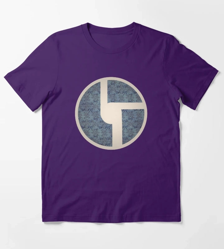 Dusty Blue Metal T-Shirt Purple